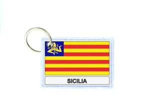 Portachiavi stampado bandiera siciliano sicilia - Imagen 1 de 1