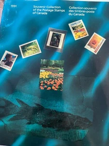 Postes Canada 1991 Official Annual Souvenir Collection – Complete Mint Stamps - Picture 1 of 5