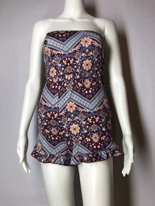 New! Pie In The Sky Romper Size Xs Shorts - Picture 1 of 6
