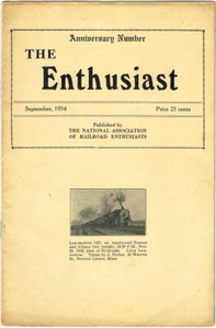 ORIGINAL 1934 "THE ENTHUSIAST" VOLUME 1 ISSUE NUMBER 6 - Bild 1 von 2