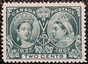 CANADA NO 52, QUEEN VICTORIA DIAMOND JUBILEE, VF MINT H, (KF276) - Imagen 1 de 2