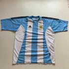 Vintage 2000s Adidas Embroidered Argentina World Cup Soccer Jersey XL Rare 
