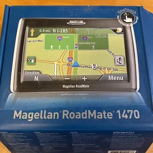 Magellan RoadMate 1470 GPS Navigator 4.7" Touchscreen Widescreen Free Shipping - Picture 1 of 7
