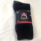 Avalanche Ultimate Thermal Sock Black Mens Crew Brushed Lining All Day Comfort