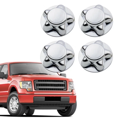 Tapacubos de rueda cromados de 7" 4 piezas cubierta central para llanta Ford F150 Expedition 1997-2003 Foto 1 de 4