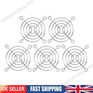 5pcs PC Case Fan Grills Computer Cooling Fan Finger Guard Protector (60mm) - Afbeelding 1 van 9