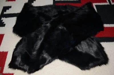 Bufanda Ralph Lauren Collection Etiqueta Púrpura Hecha en EE. UU. 100% Piel de Oveja de Cordero Foto 1 de 4