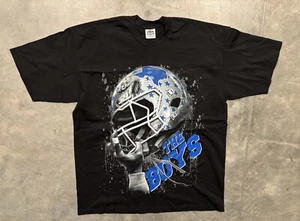 Vintage Dallas Cowboys schwarzes T-Shirt Herren 3XL The Boys Pro 5 Grafik Helm - Bild 1 von 3
