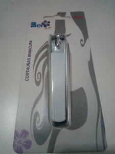 Corta uñas manicura inoxidable pedicura cortuñas grande 8 cms pies y manos color - Imagen 1 de 1