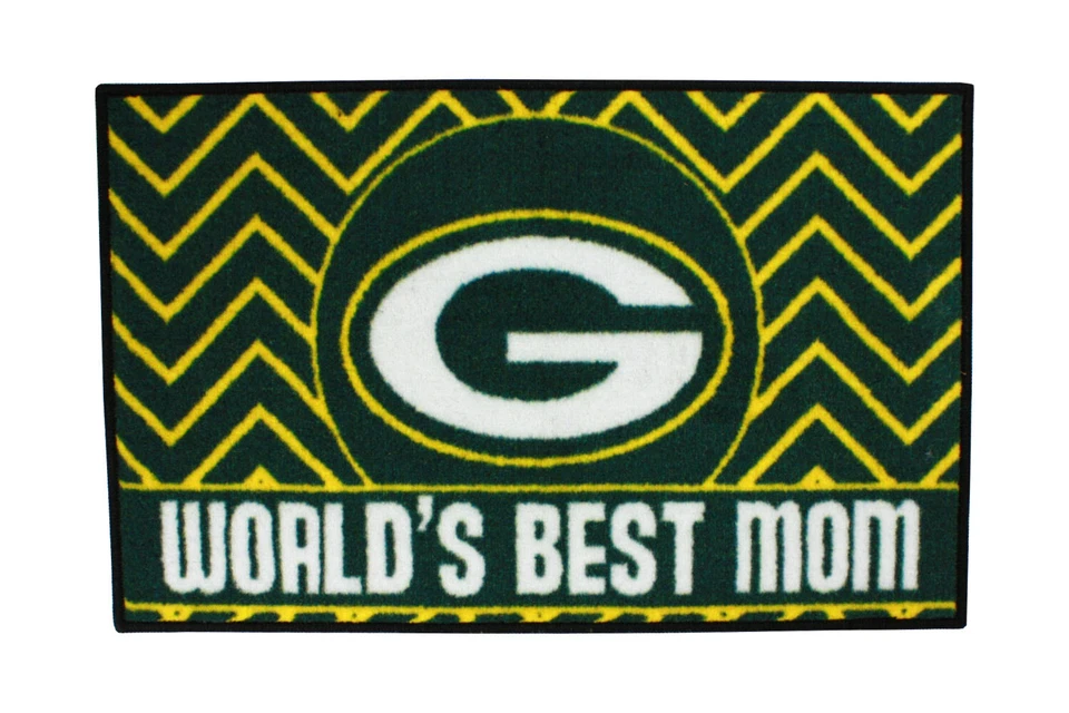 Alfombra de piso Green Bay Packers World's Best Mom Foto 1 de 1