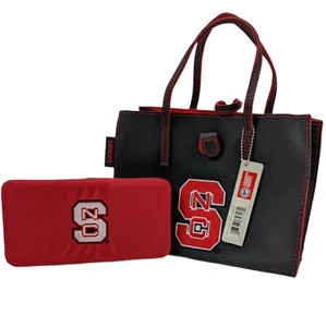 North Carolina NC State Alan Stuart Tote Clutch Purse NCAA Wolfpack - NEW - Picture 1 of 9