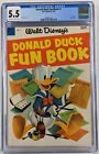Donald Duck Fun Book #1 DELL GIANT Daisy Huey Dewey Louie comics 1953 CGC 5.5