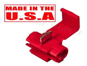 500 PCS - Quick Splice Scotch Lock 12V Wire Connectors 22-16 AWG - MADE IN USA! - Picture 1 of 3