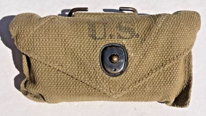 WW2 US Army Military M1924 First Aid FA Pouch Field Web Gear Equipment 1940 - Picture 1 of 7