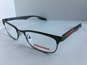 prada half rim glasses