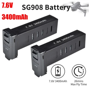 Batteria Li-po 7,6 V 3400mAh per drone ZLL originale SG908 parte ricaricabile GPS RC - Foto 1 di 14