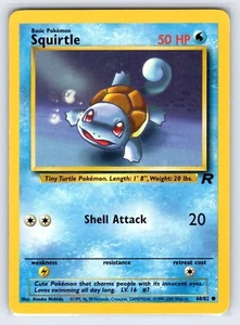 Squirtle 68/82 Team Rocket Unlimited MP Common 2000 Vintage WOTC Pokemon TCG - Picture 1 of 2