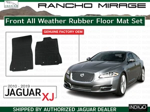 New Jaguar XJ 2010-Current Front All Weather Rubber Floor Mat Set C2D8683 - Picture 1 of 2