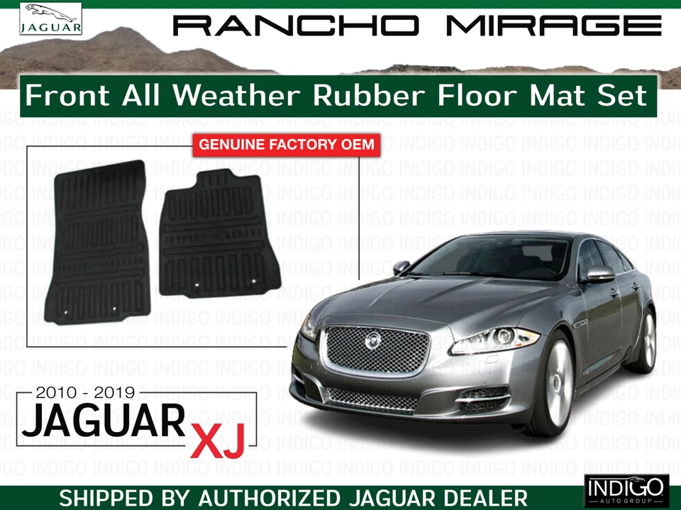 Nuevo juego de alfombrillas de goma delanteras para todo tipo de clima Jaguar XJ 2010-actual C2D8683 Foto 1 de 2