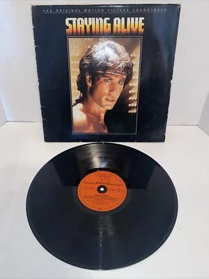 Staying Alive The Original Movie Soundtrack 12" Vinyl Record LP 1983 RSO IMPORT - Image 1 of 4