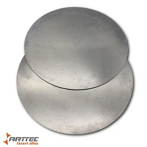 Ronde / Kreis Zuschnitt aus Alublech  (AlMg3)  von 0,5 - 1 mm/ Ø 55 mm - Bild 1 von 11