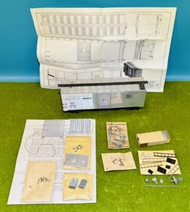 Athearn O Gauge 40' Box Car Wood Kit 1946 Partially Built Read Rare Vintage - Picture 1 of 24