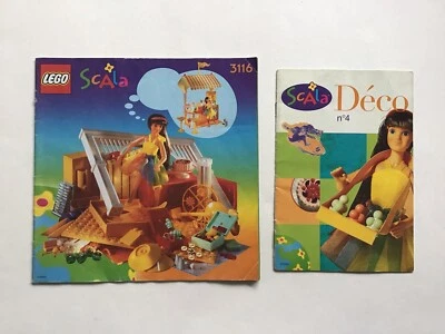 Lego Scala Hard To Find Cool Ice Cream Cafe 3116 Deco Magazine And Instructions - Image 1 of 2