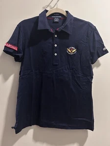 Ralph Lauren Golf Polo Shirt Women Large Blue The Olympic Club US Open 2012 Pima - Picture 1 of 9