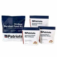 4Patriots 72-Hour Survival Food Kit - 16 Servings