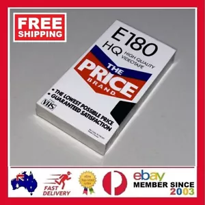 K-MART VHS Video Cassette High Quality Video Tape E-180 VHS NEW-SEALED - Picture 1 of 3