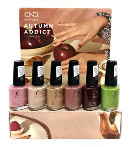 VINYLUX CND Nail Polish - AUTUMN ADDICT Fall 2020 Collection 0.5oz - Pick Any - Picture 1 of 8