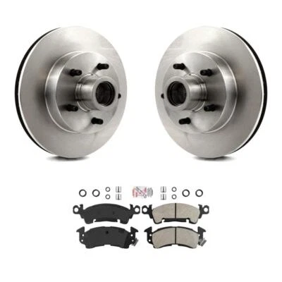 For Chevrolet G20 C10 GMC C1500 G2500 K5 Front Brake Rotor Semi-Metallic Pad Kit - Image 1 of 4