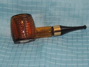 Vintage Avon Corn Cob Pipe Empty Glass Bottle Decanter, Excellent condition - Picture 1 of 4