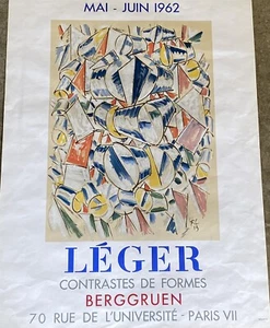 Original vintage 1962 Leger Berggruen Art Poster - Picture 1 of 5