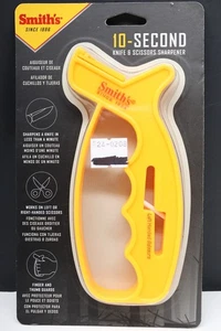 Smith's Sharpeners Tijeras de Carburo de Tungsteno Amarillo y Afilador de Cuchillos 60 - Imagen 1 de 4