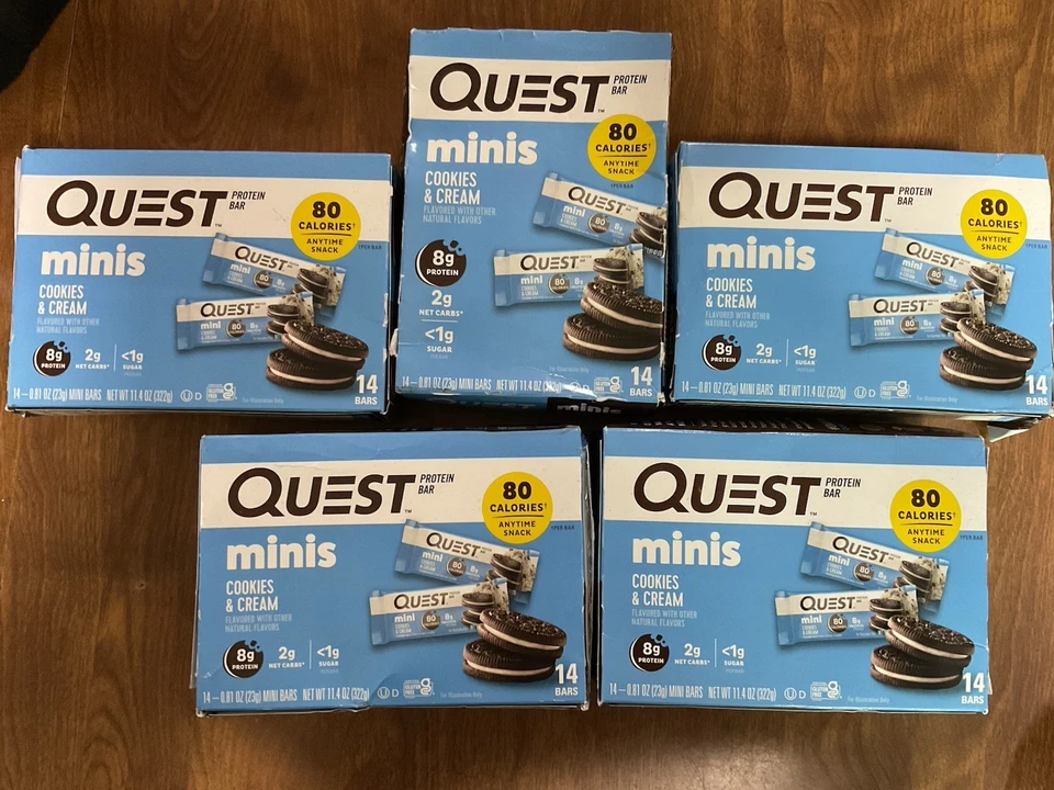 Quest Minis Barrette Proteiche Biscotti e Crema Lotto di 70 - Immagine 1 di 1