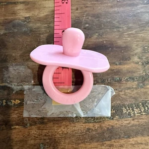 BAMBOLA PLASTICA BABY DOLL CIUCCIO ROSA A6 - Foto 1 di 2