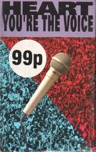 Heart You're the Voice cassette UK Capitol 1991 cassette single in card outer - Picture 1 of 2