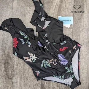 Adisputent Badeanzug mit Rüschen Einteiler Größe XL - Bild 1 von 2