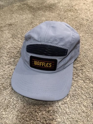 Raro Jackson Hole Corberts Cabina Waffles 5 Paneles Malla Sombrero Gorra *AZUL BEBÉ* Foto 1 de 4