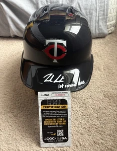 Marek Houston Signed Minnesota Twins FULL SIZE Batting Helmet Rawlings Auto JSA! - Picture 1 of 5