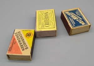 Criterion, Welt-Hölzer, VEB Riesa, Streichholzschachteln 3St Vintage Germany - Bild 1 von 8
