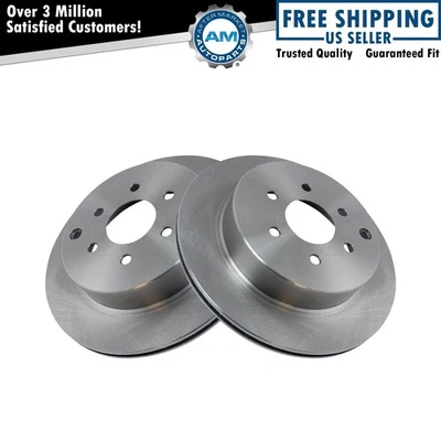 Rear Brake Rotors Set Smooth For 2005-2012 Nissan Pathfinder - Image 1 of 4