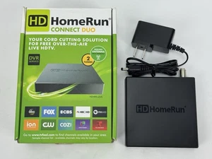 HDHomeRun CONNECT DUO Ricevitore TV 2 sintonizzatori HDHR5-2US OTA Streamer TV Live - Foto 1 di 17