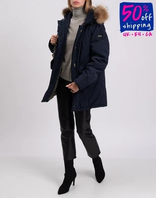 RRP€630 ALESSANDRO DELL'ACQUA Parka Jacket Size XXL Quilted Inside Zipped Hooded - Image 1 of 4