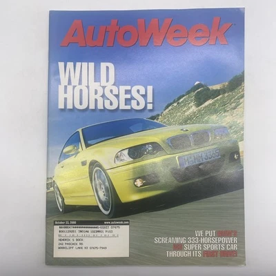 AutoWeek Magazine October 2000 BMW M3 - Image 1 of 4
