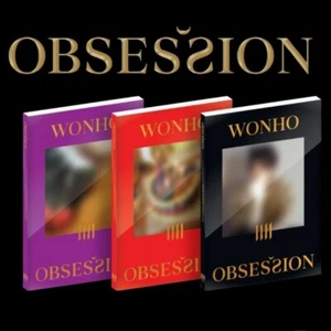 WONHO 1st Single Album OBSESSION 3Ver SET CD+P.Book+P.Card+3ea Mini Poster+Gift - Imagen 1 de 10