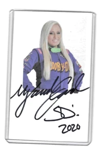 MYRANDA COZAD Scooby Doo Driver Monster Truck Jaml SIGNED / AUTOGRAPH 3x5 Card - Picture 1 of 1