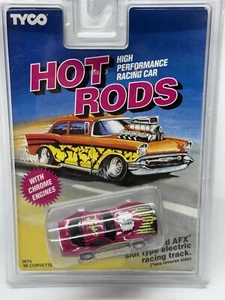 TYCO - CHEVY Hot Rod Blown Cyclone Corvette Purple HO Slot Car - NEW - Picture 1 of 3