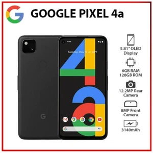 NEW Google Pixel 4A 4G 6GB+128GB Unlocked Dual SIM AU Stock Android Mobile Phone - Picture 1 of 5